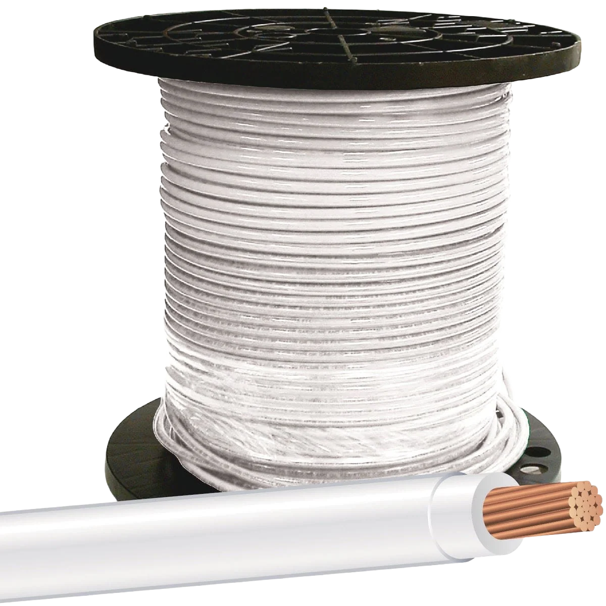 Optimized Southwire 500 ft. Stranded White 8-Awg THHN Wire Artisan