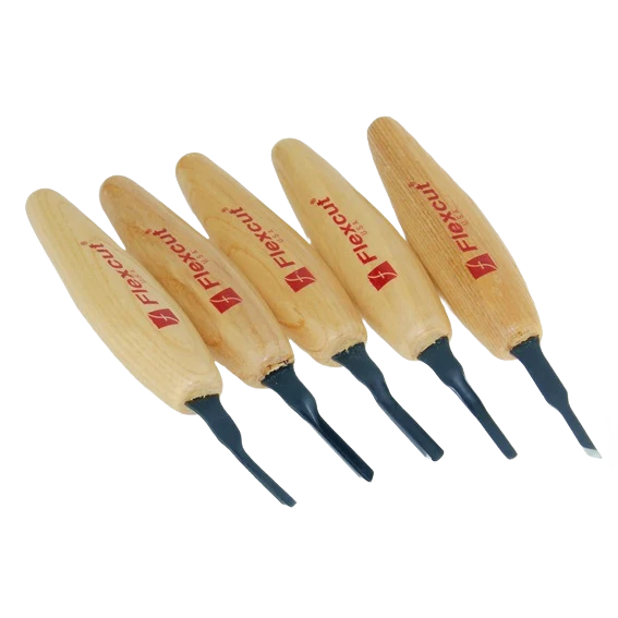 Excellent Flexcut 5 Pc. 3mm Mixed Profile Micro Tool Carving Set Innovative