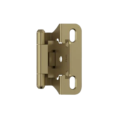 High-End Amerock 1 4 Overlay Self-Closing Partial Wrap Golden Champagne Cabinet Hinge Stylish