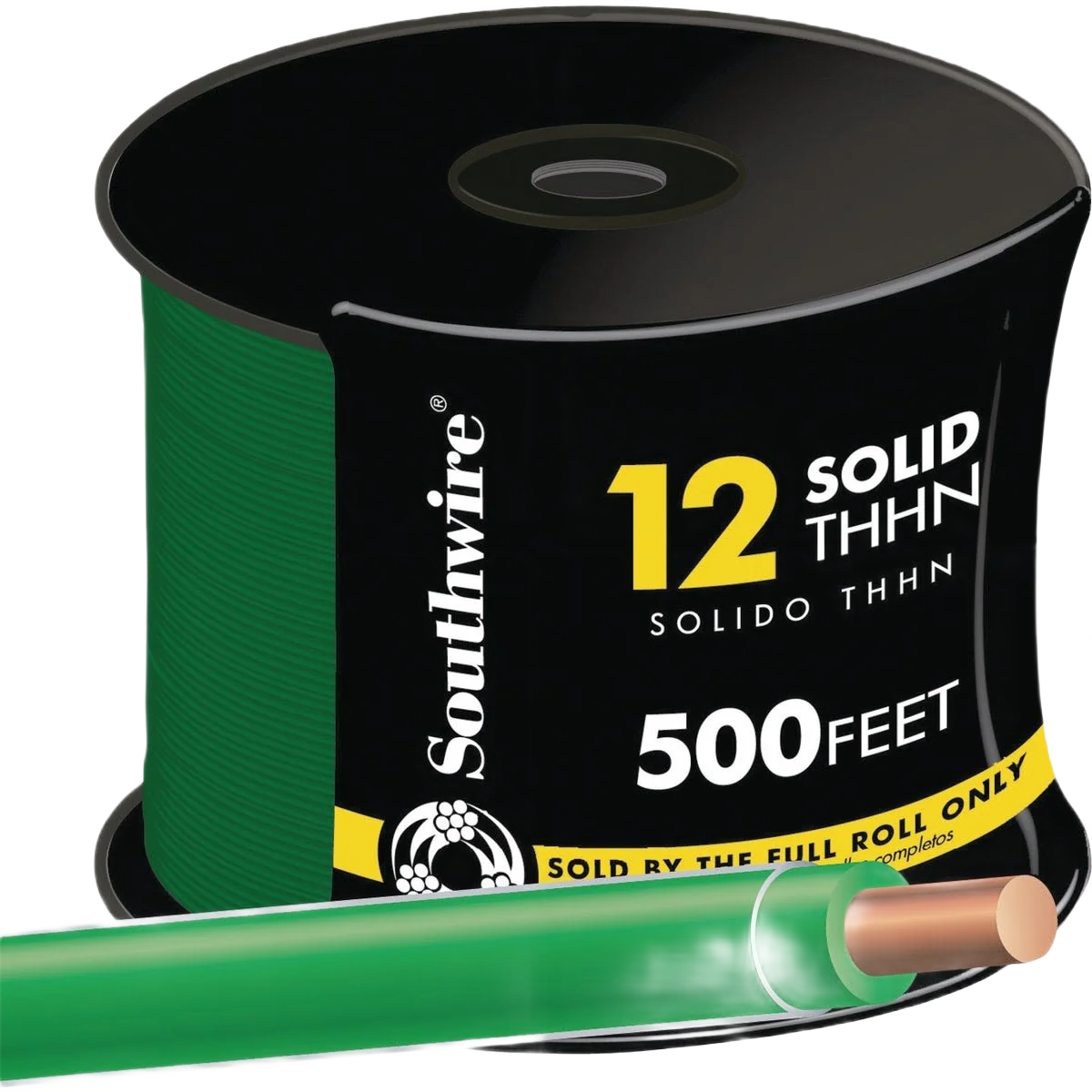 Trusted Southwire 500 ft. 12-Awg Green Solid Thhn Wire Fine Crafted