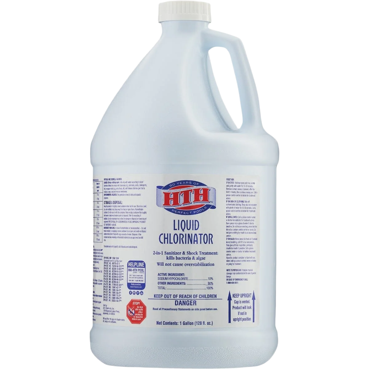Modern HTH Liquid Chlorine 1 gal. Official