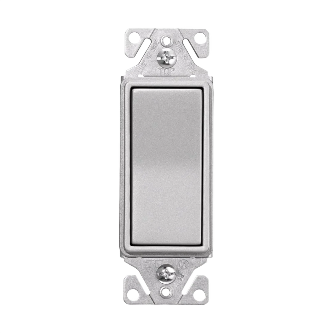 Exclusive Eaton 3-Way Silver Granite Decorator Switch Recyclable
