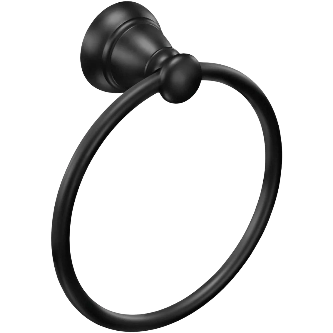 Advanced Moen Banbury Matte Black Towel Ring Proven