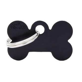 Trusted MyFamily Small Black Bone ID Tag Next-Generation