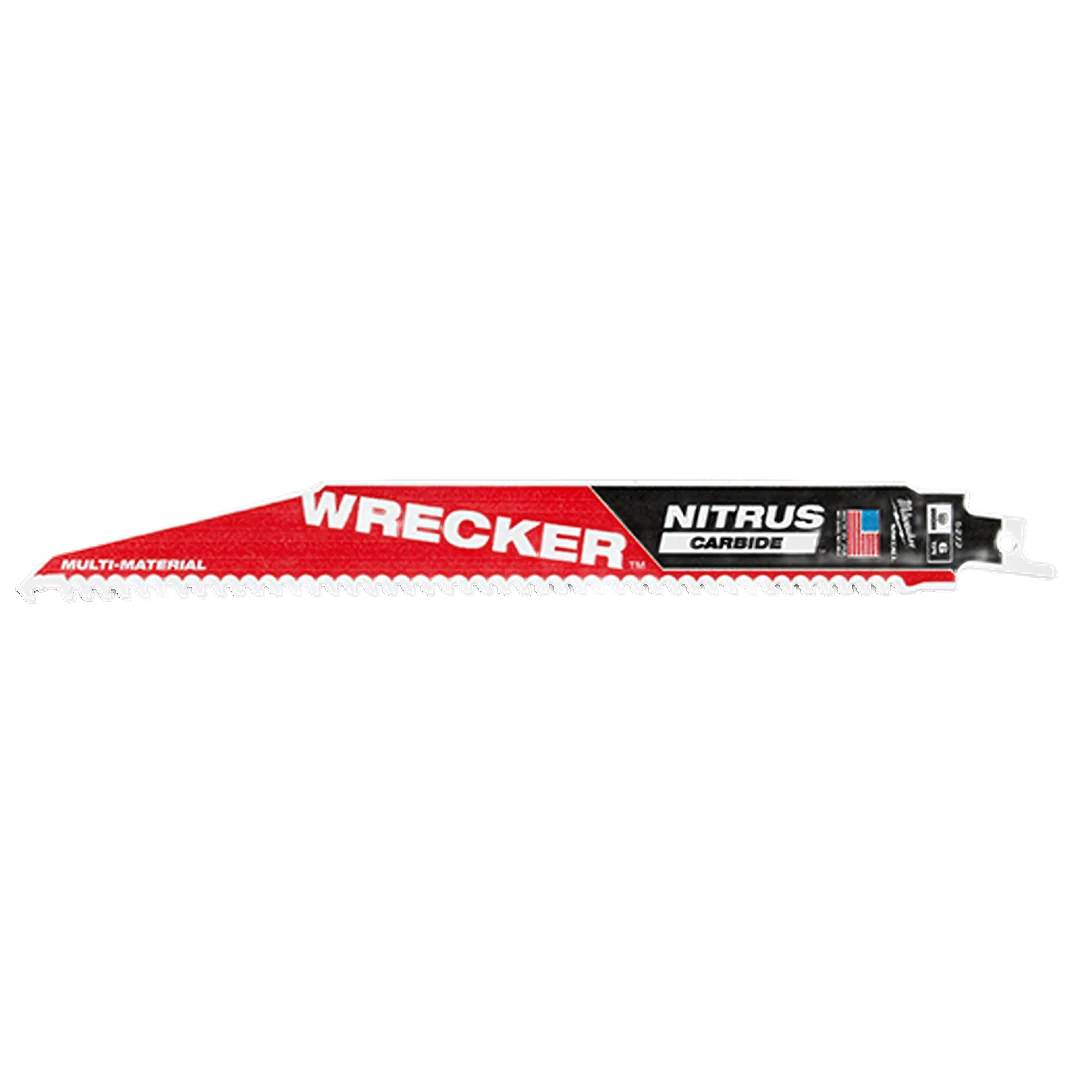 Superior Milwaukee The Wrecker™ SAWZALL® 9 Nitrus Carbide™ Blade High-Grade