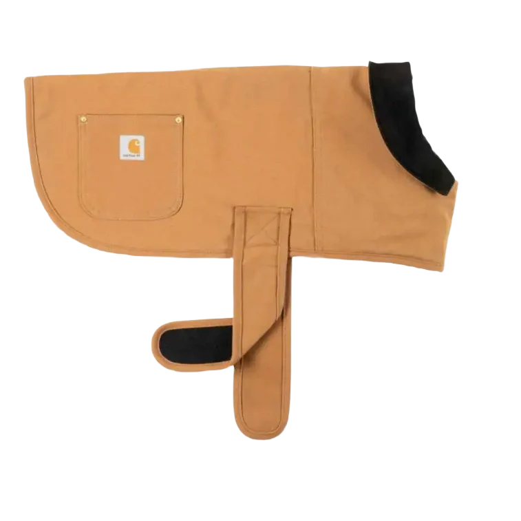 Powerful Carhartt Large Tan Chore Dog Coat Natural