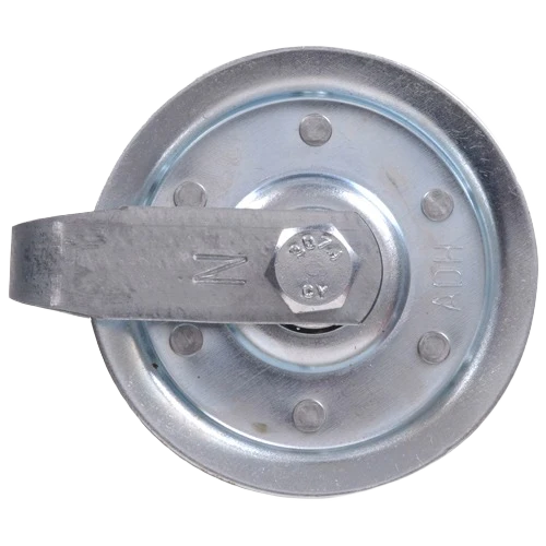 Authentic Hillman 3 in. Garage Door Pulley - Includes Fork Bolt Nut - Galvanized Quality