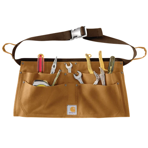 Relaxed Carhartt Men's Medium Brown Firm Duck Waist Apron Detailed