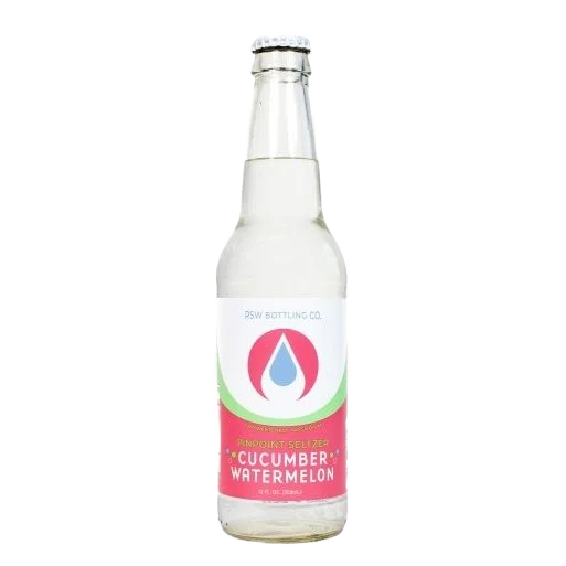 Lightweight Reading Soda Works Cucumber Watermelon Seltzer Water - 12 oz. Clean