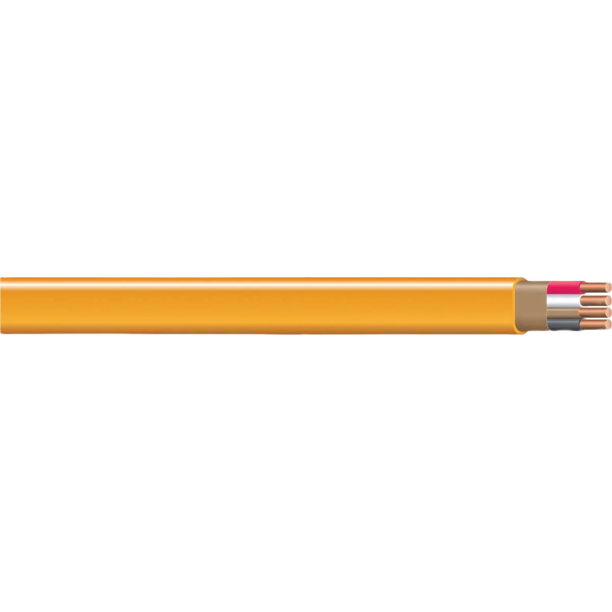 Enhanced Romex 50 ft. Solid Orange 10-3 NMW G Wire Innovative