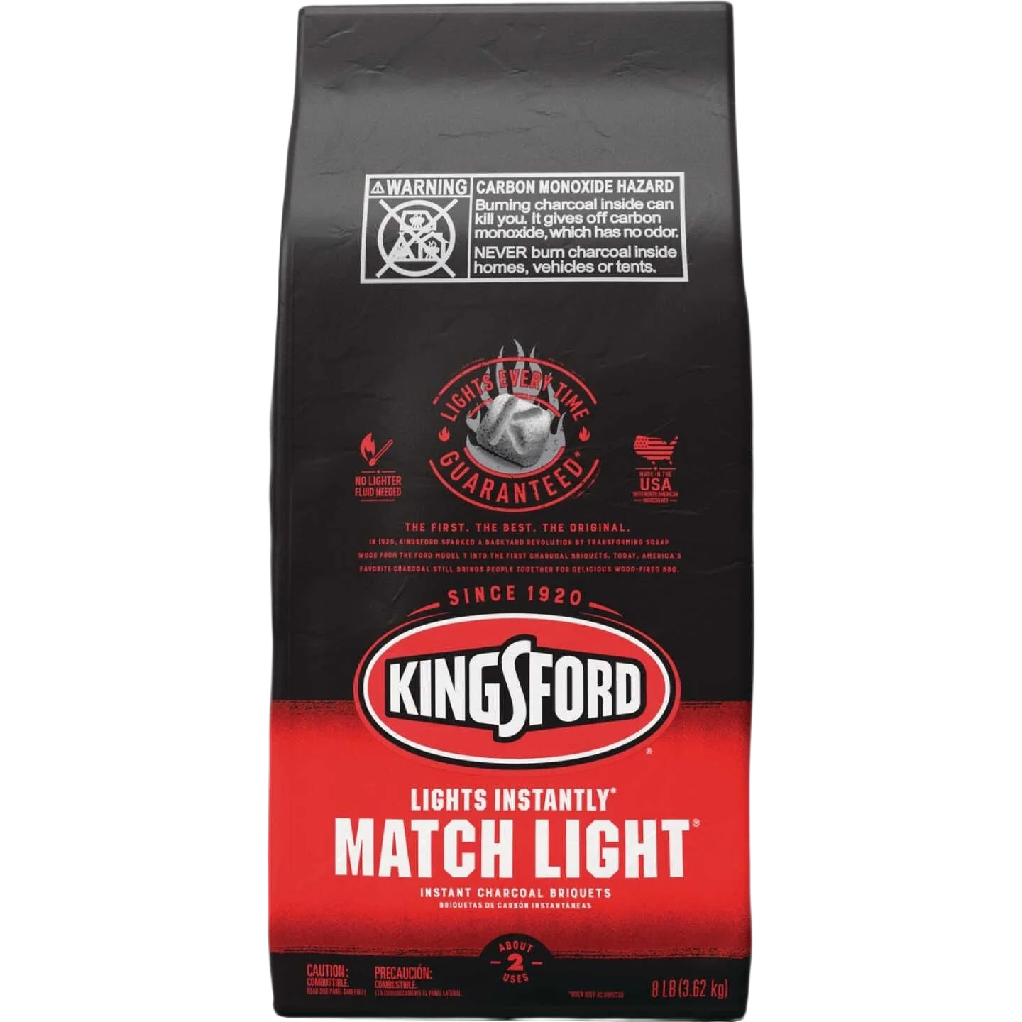 Flexible Kingsford Match Light Charcoal Briquets 8 lbs. Fine Crafted