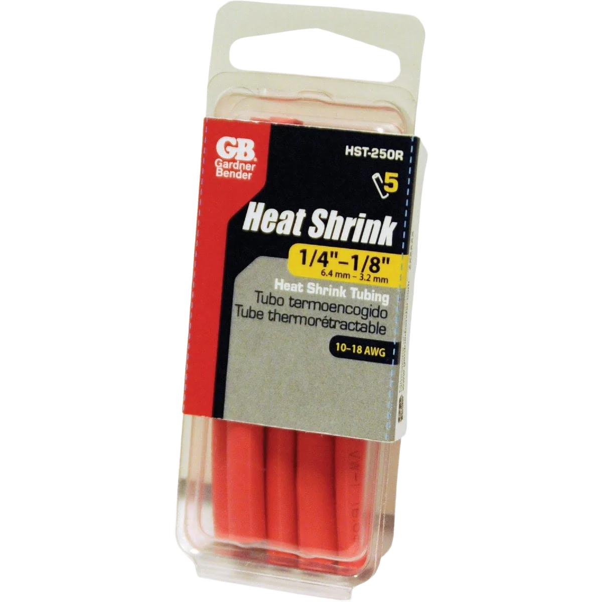 Eco-Friendly Gardner Bender Thin-Wall Heat Shrink Tubing 1 4 In. x 4 In. Pure