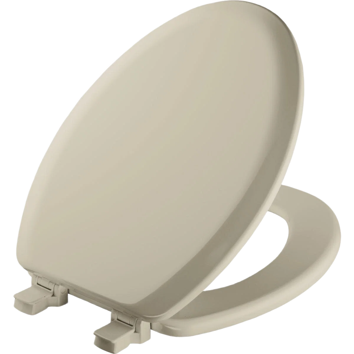 Effective Mayfair Elongated Bone Wood Toilet Seat Powerful