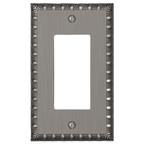 Effective Amerelle 1 Rocker Egg and Dart Antique Nickel Wall Plate Trendy