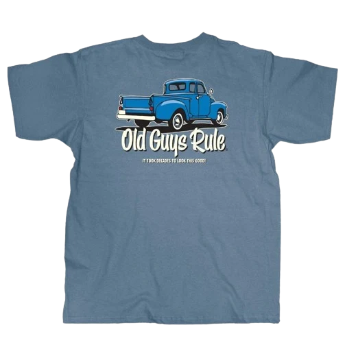 Solid Old Guys Rule Men's 2XL It Took Decades Shirt Fine Crafted