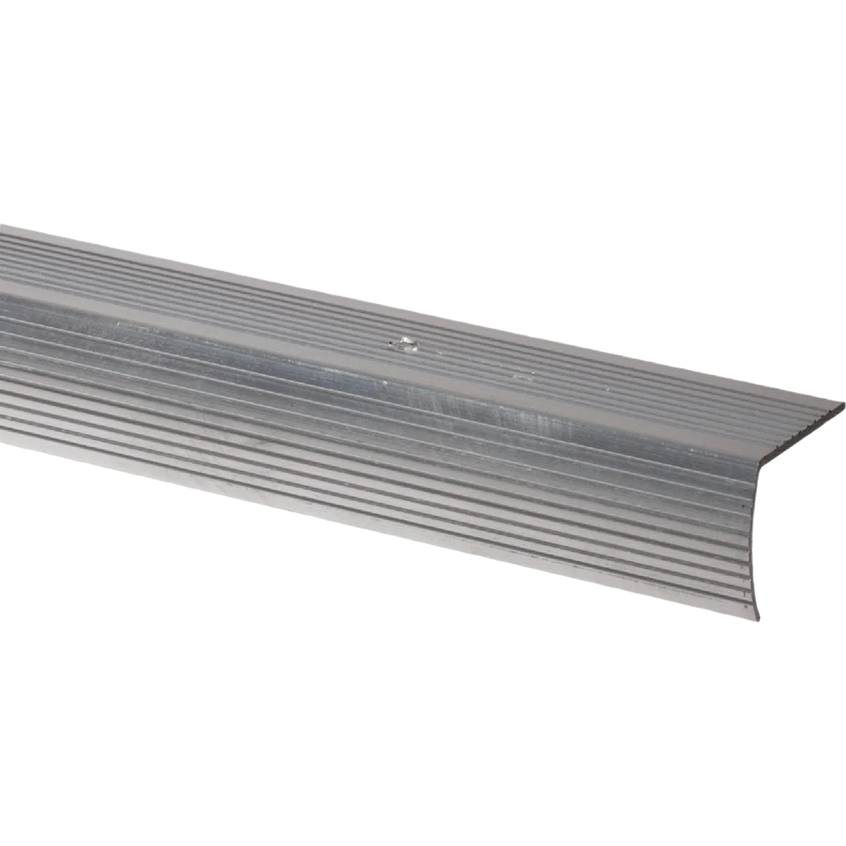 Efficient M-D Satin Silver Aluminum Stairnose 1-1 8 In. W x 72 In. L Exclusive