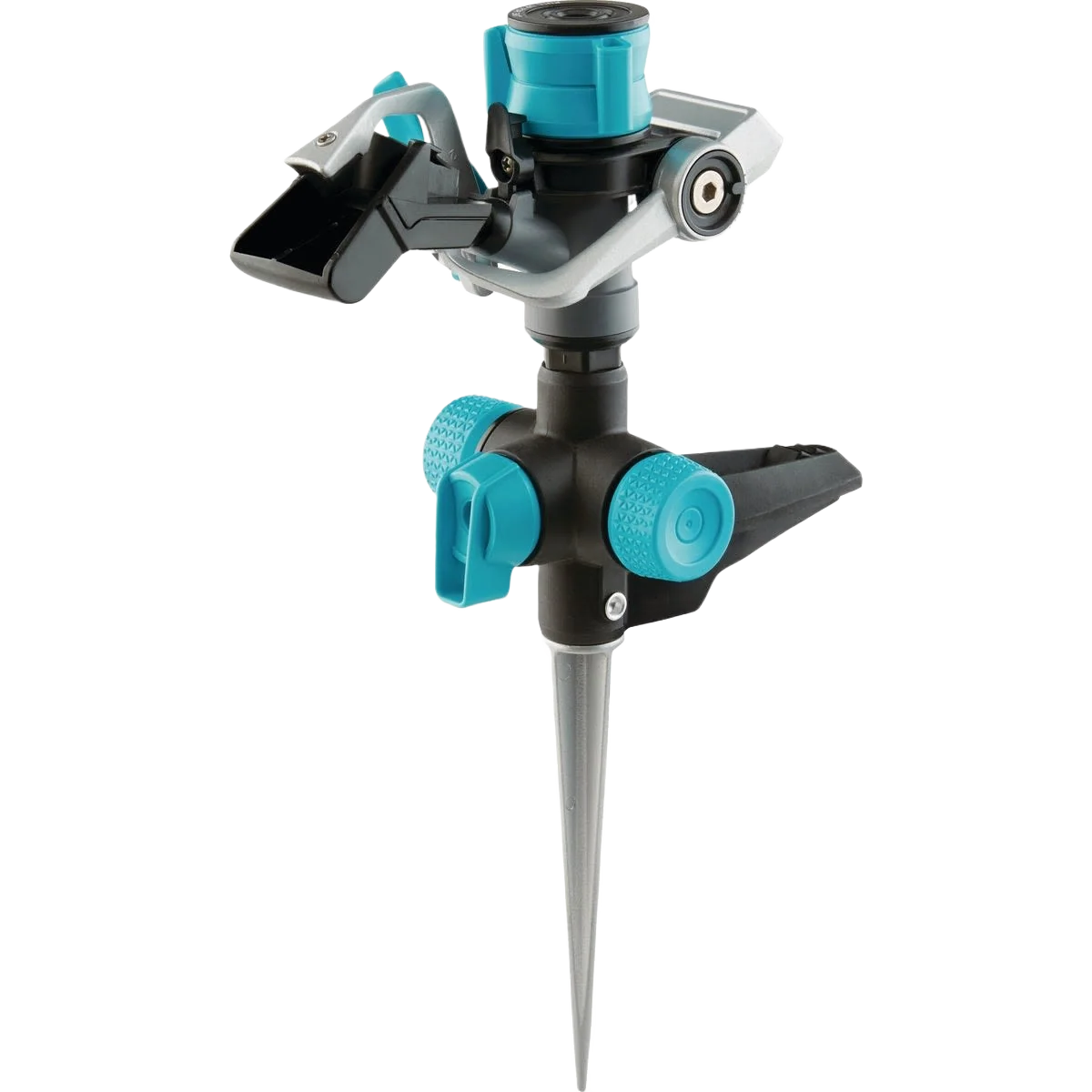 Fine Gilmour Plastic Spike Impact Sprinkler with On Off Spike Clean