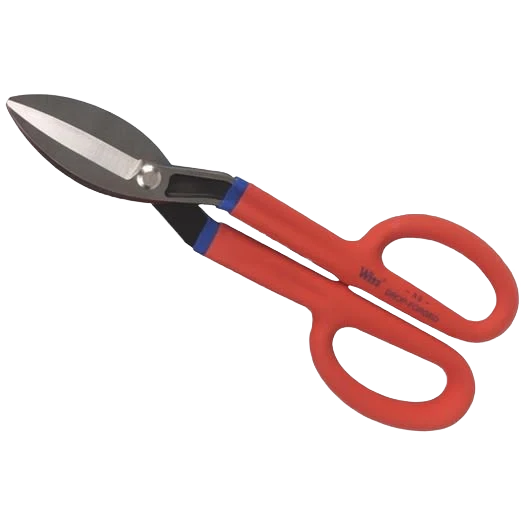 Flexible Wiss 12-1 2 in. Tin Straight Regular Pattern Snips Relaxed