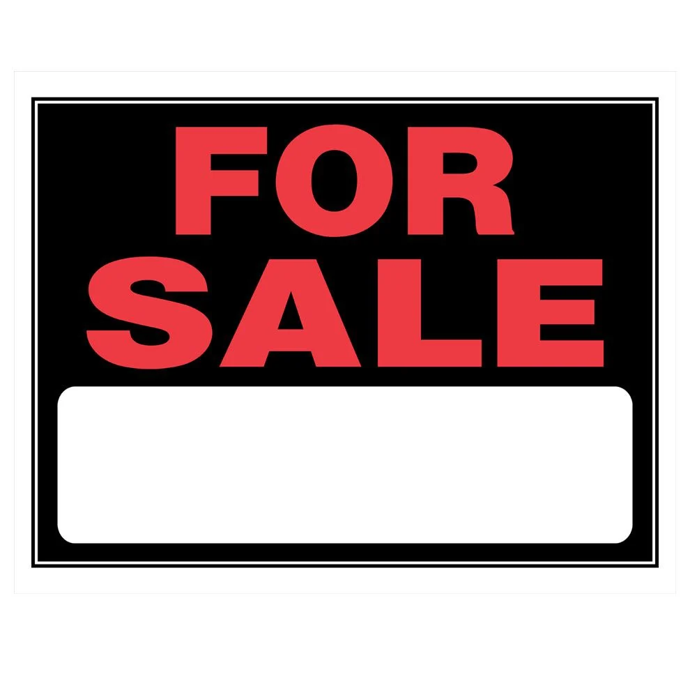 Versatile Hillman Black Red For Sign 15 in. x 19 in. Artisan