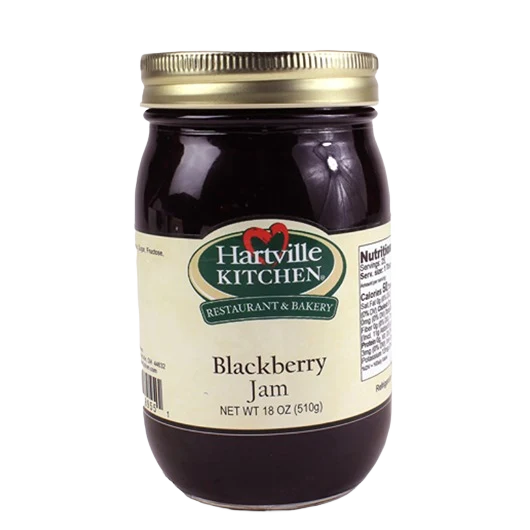 Recyclable Hartville Kitchen Blackberry Jam 18 oz. Efficient