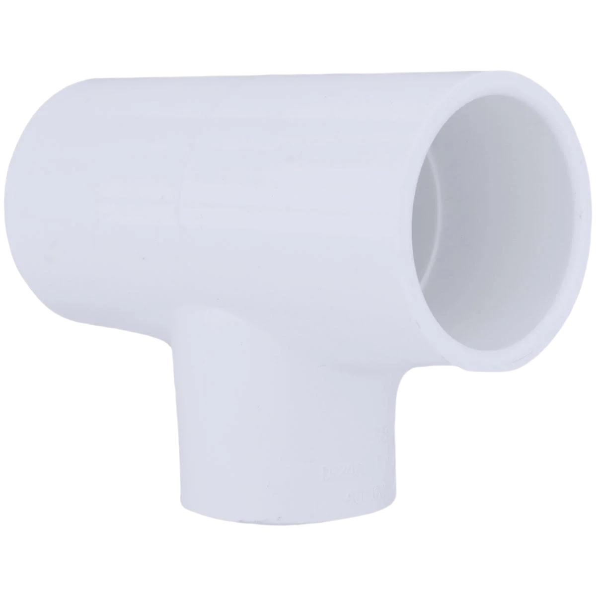 World-Class Charlotte Pipe 1-1 4 A x 1-1 4 B x 1 C Pressure Reducing PVC Tee Natural