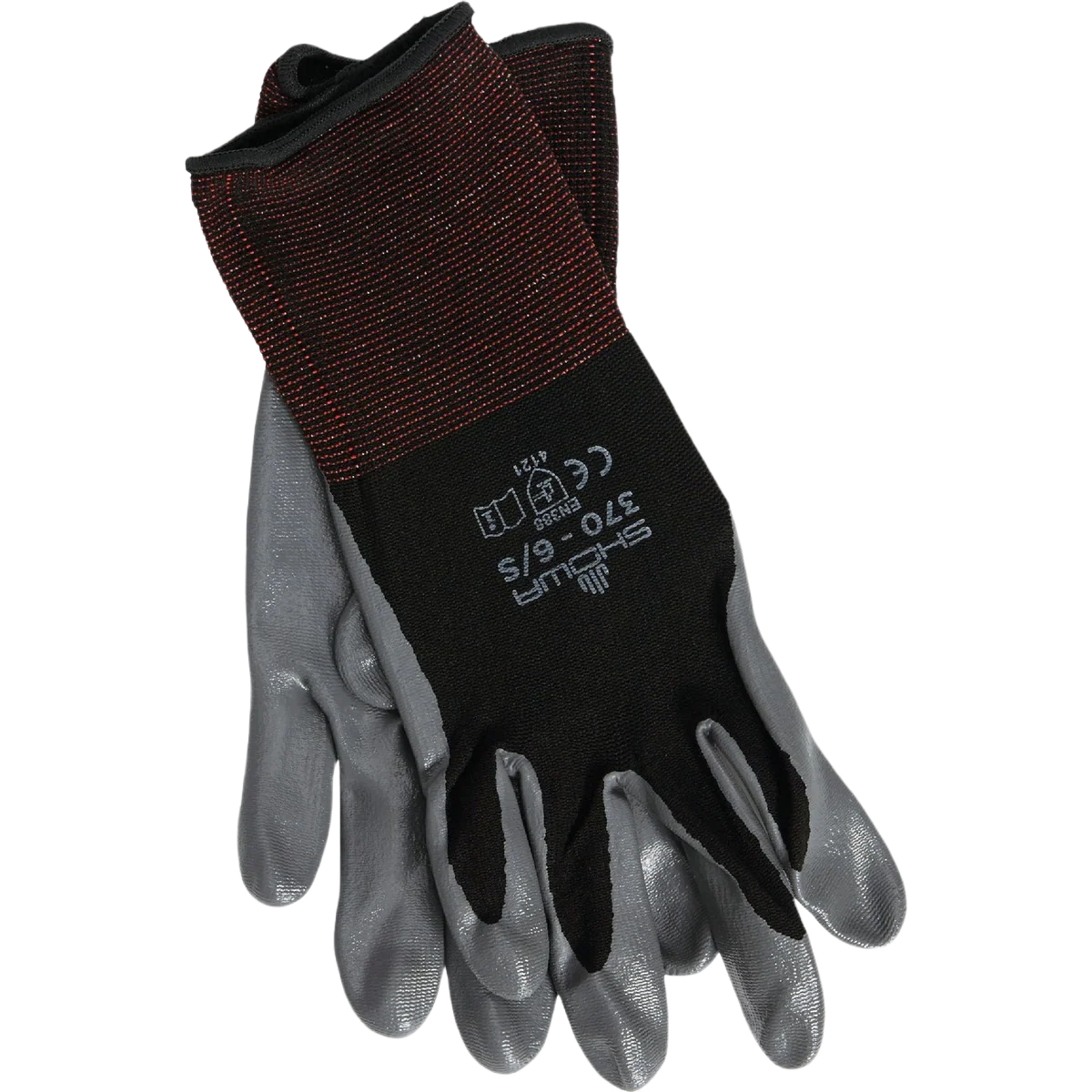 Natural Showa Men's Small Atlas Nitrile Coated Outdoor Work Gloves Environmentally Friendly