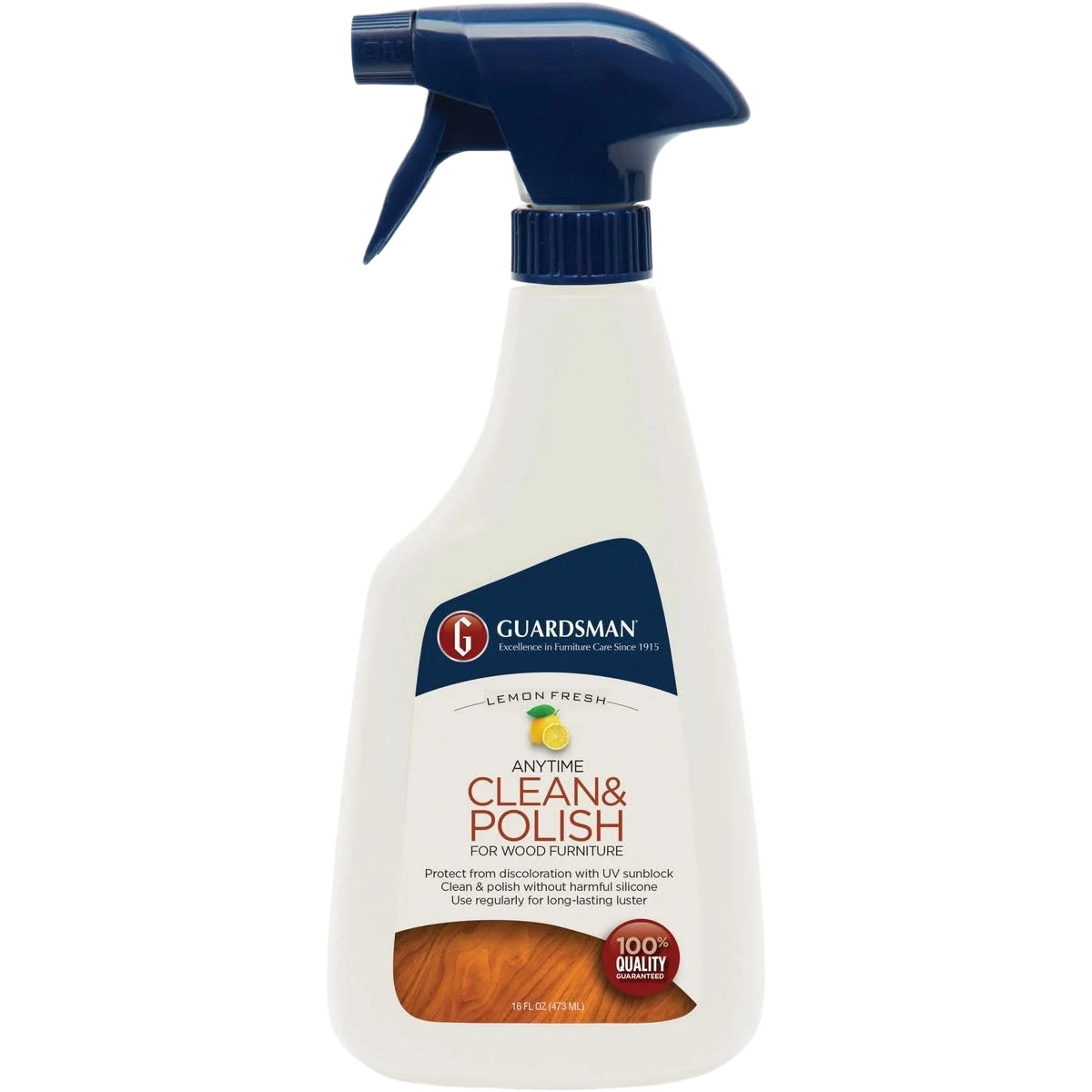 Versatile Guardsman Lemon Fresh Anytime Clean Polish for Wood Furniture 16 oz. Contemporary