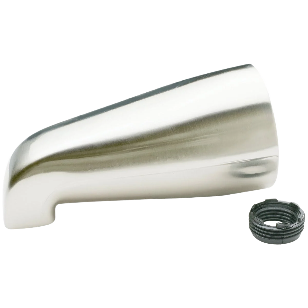 Official Do it Brushed Nickel Bathtub Spout Detailed