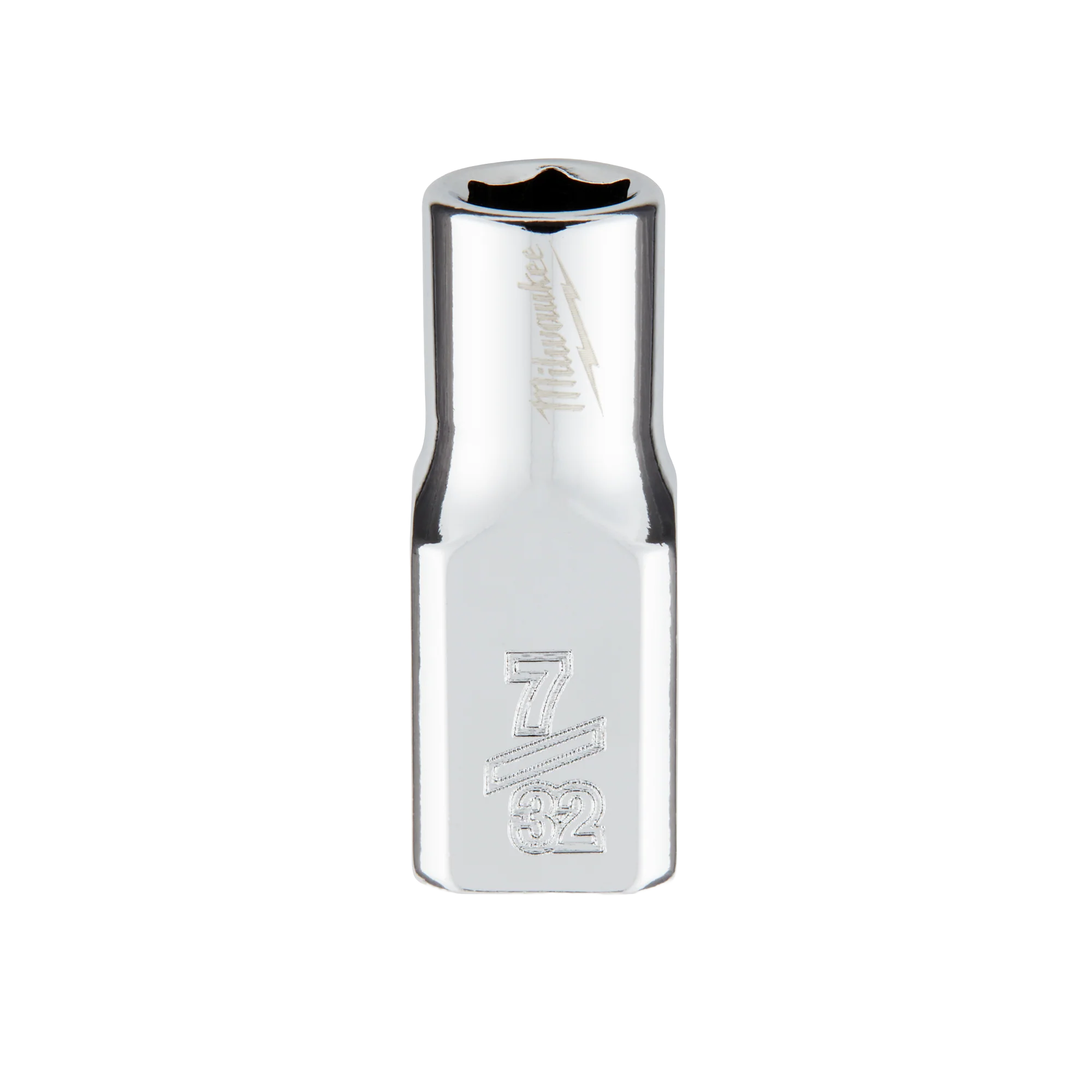 Fine Milwaukee 1 4 Drive 7 32 6-Point Socket w FOUR FLAT™ Sides Verified