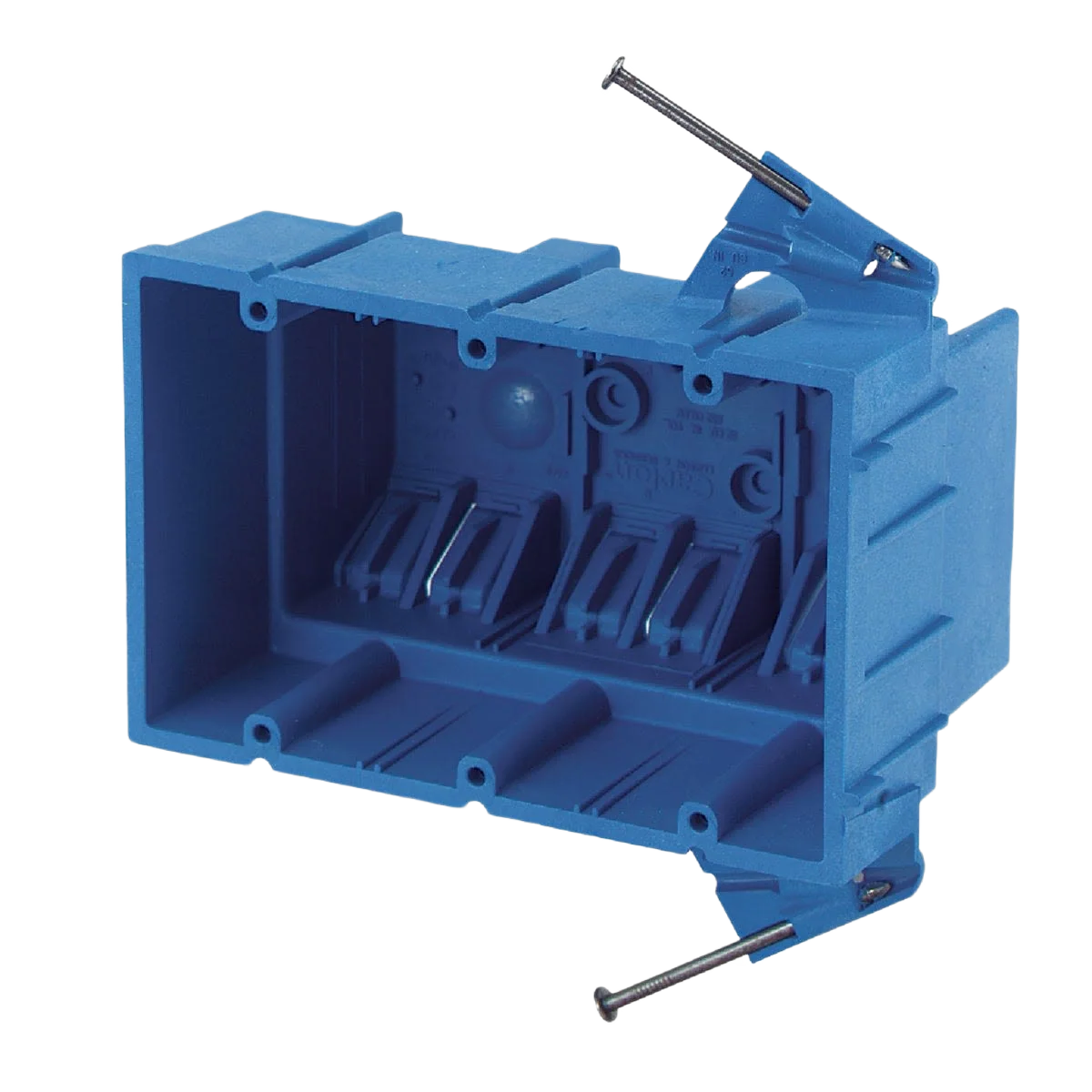 Practical Carlon Superblue 3-Gang Wall Box Organic