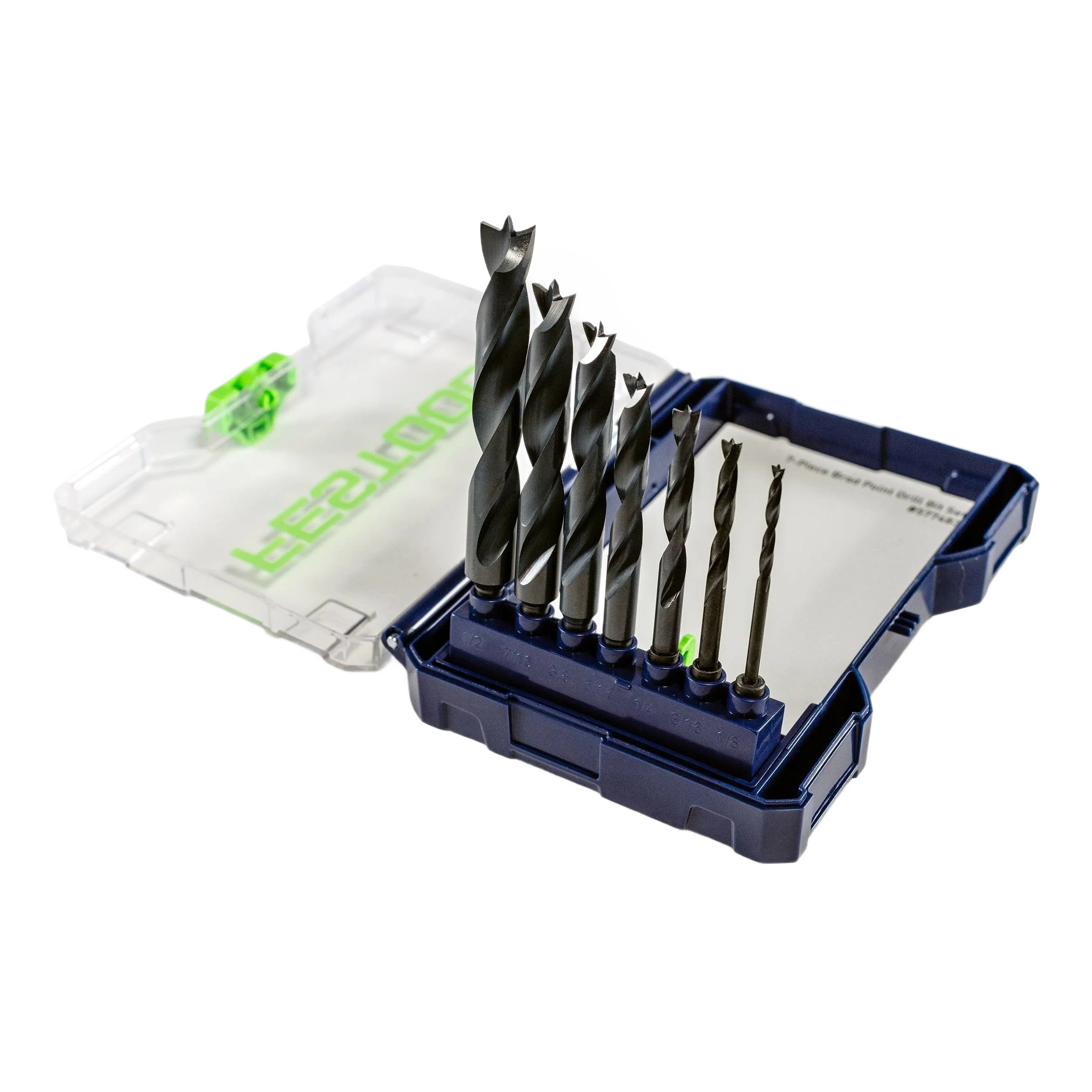 Trusted Festool 577483 Brad Point Drill Bit Set BKS D 1 8 in. to 1 2 in. CE W 7 Original Design