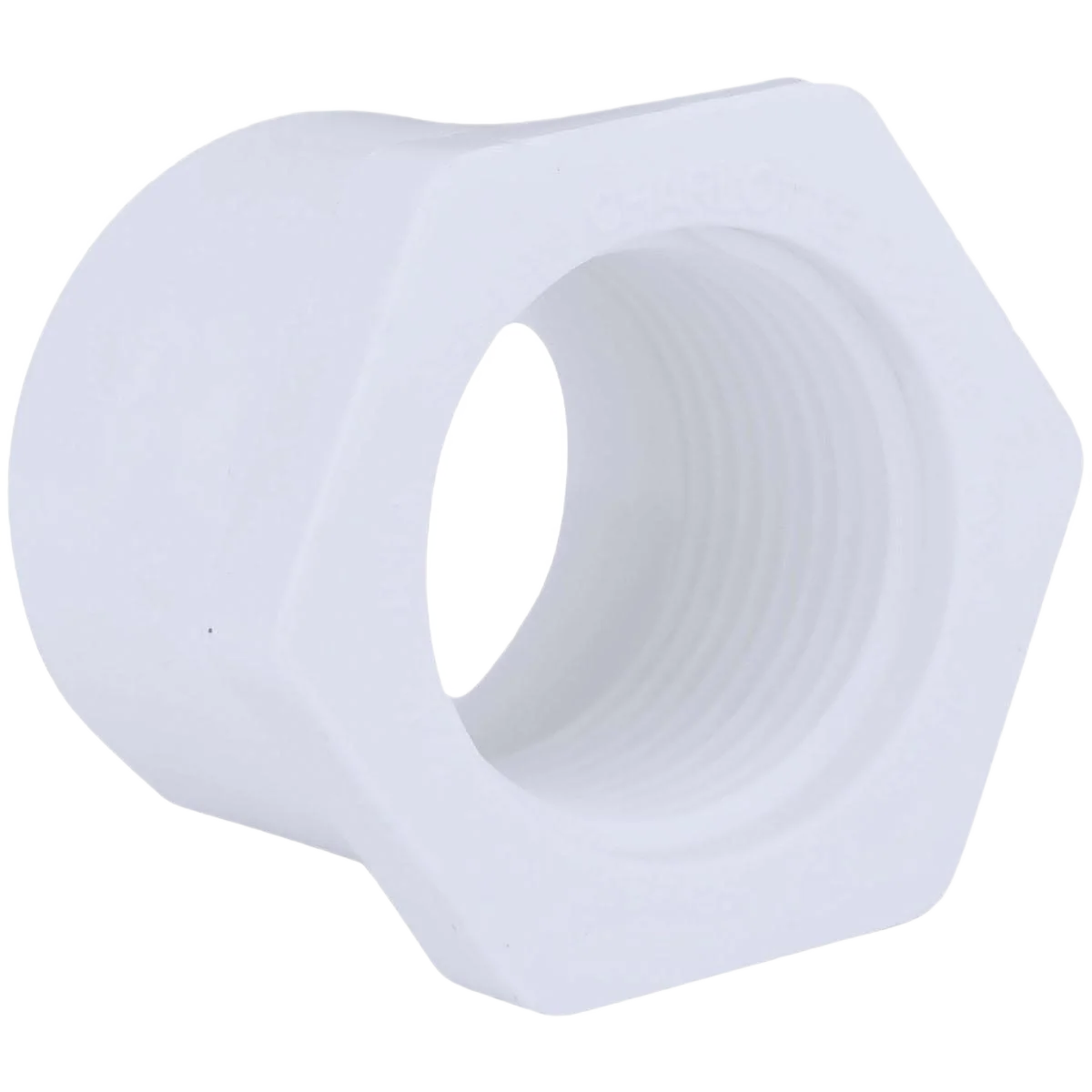 Durable Charlotte Pipe Schedule 40 Bushing PVC Bushing 1 In. SPG x 3 4 In. FPT Natural