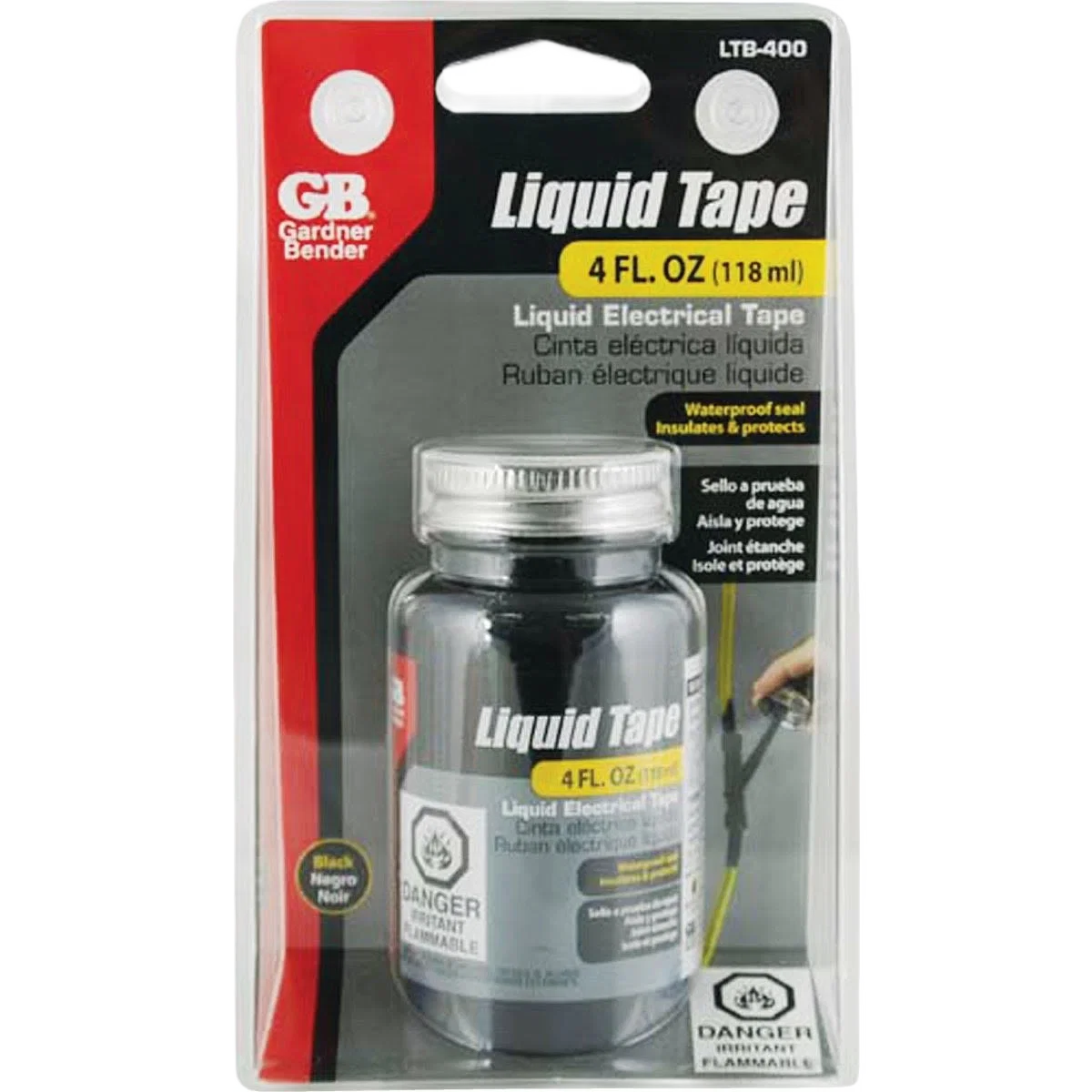 Functional Gardner Bender 4 Oz. Black Electrical Liquid Tape Premium