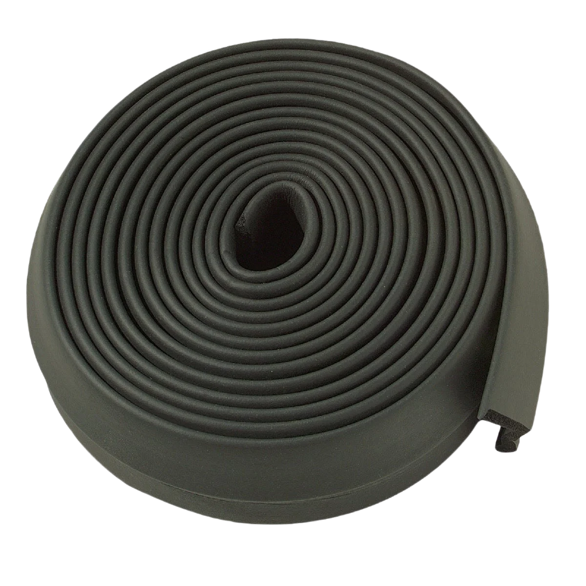 Outstanding M-D Garage Door Black Rubber Bottom Seal 2 In. x 16 Ft. Solid