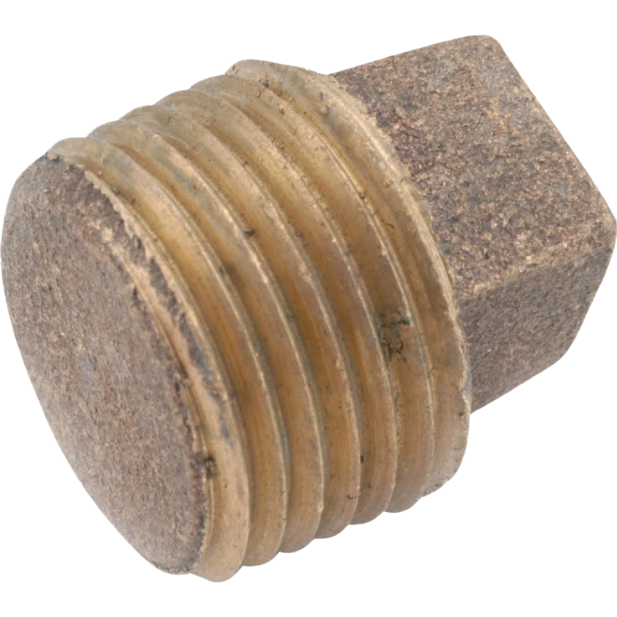 Organic Anderson Metals 1 8 In. Red Brass Threaded Solid Pipe Brass Plug Lightweight