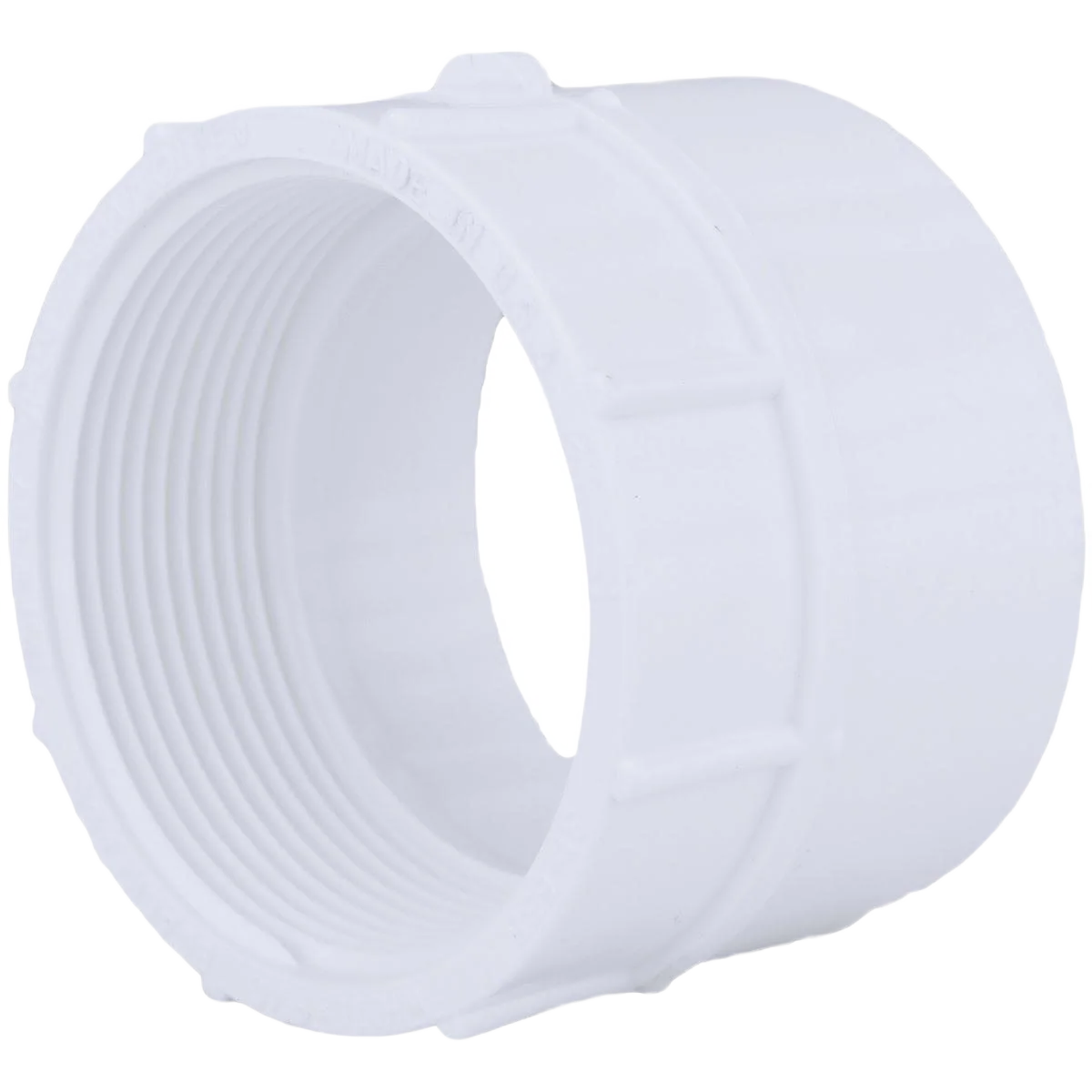 Secure Charlotte Pipe Schedule 40 DWV PVC Adapter 2 In. Hub x 2 In. FPT Contemporary