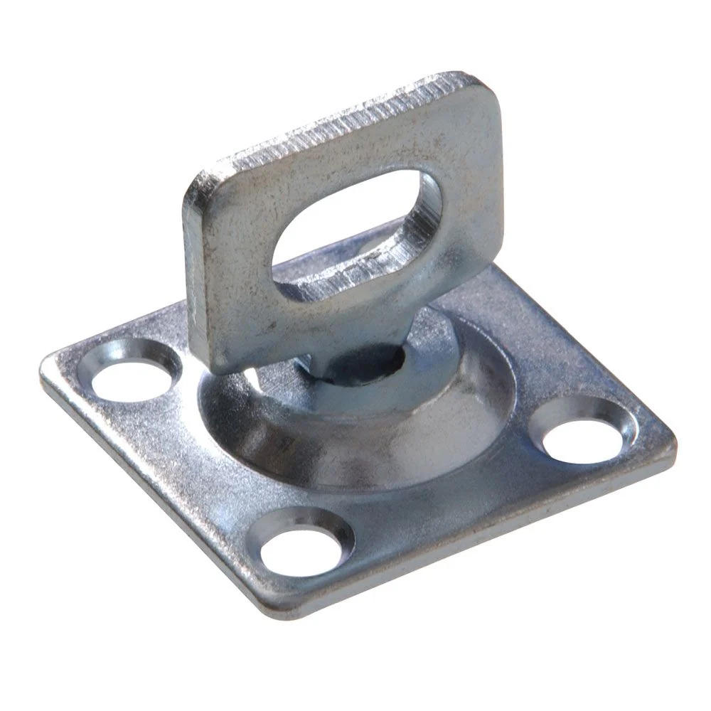 Clean Hillman Swivel Plate Staple Only 1-1 2 x 1-1 2 Zinc-Plated Traditional