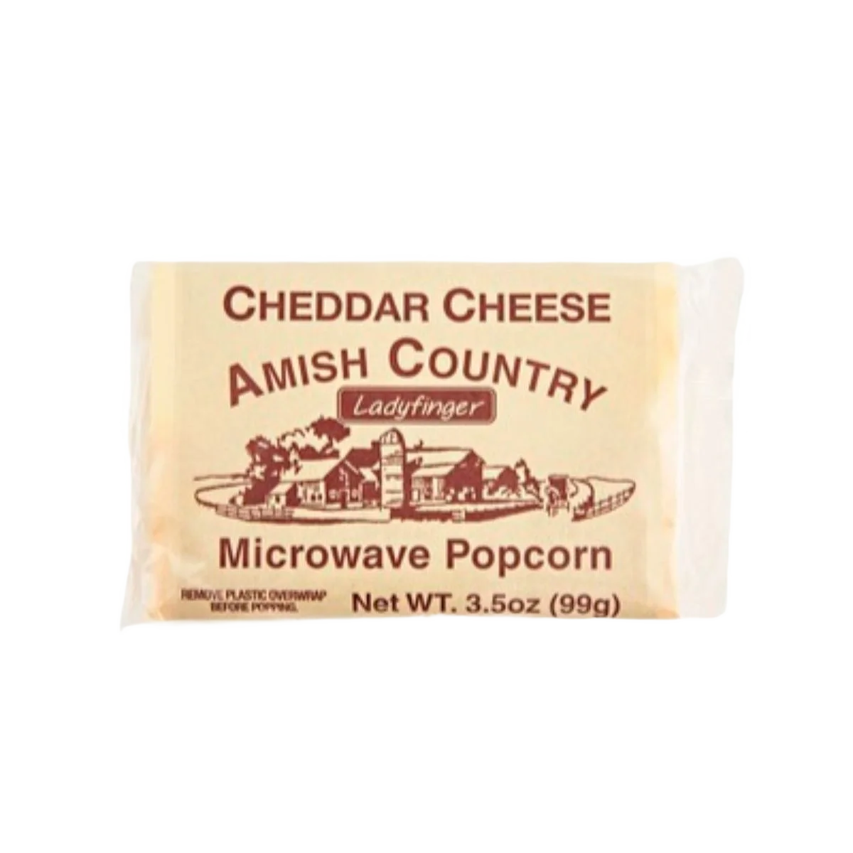Traditional Amish Country Popcorn Microwave Cheddar Cheese Popcorn Individual Pack World-Class