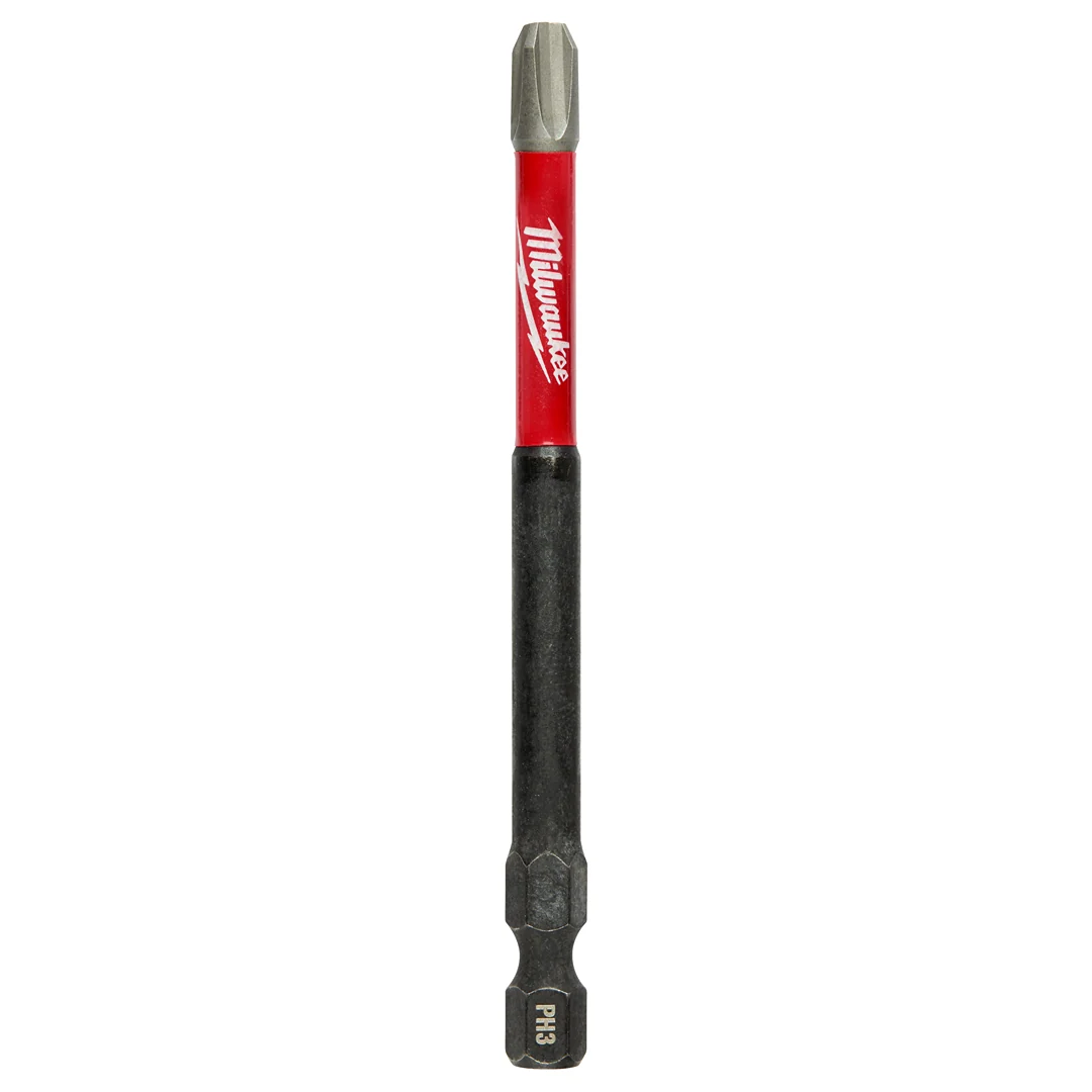 Breathable Milwaukee 3 Phillips SHOCKWAVE™ Impact 3-1 2 Power Bits 5PK Detailed
