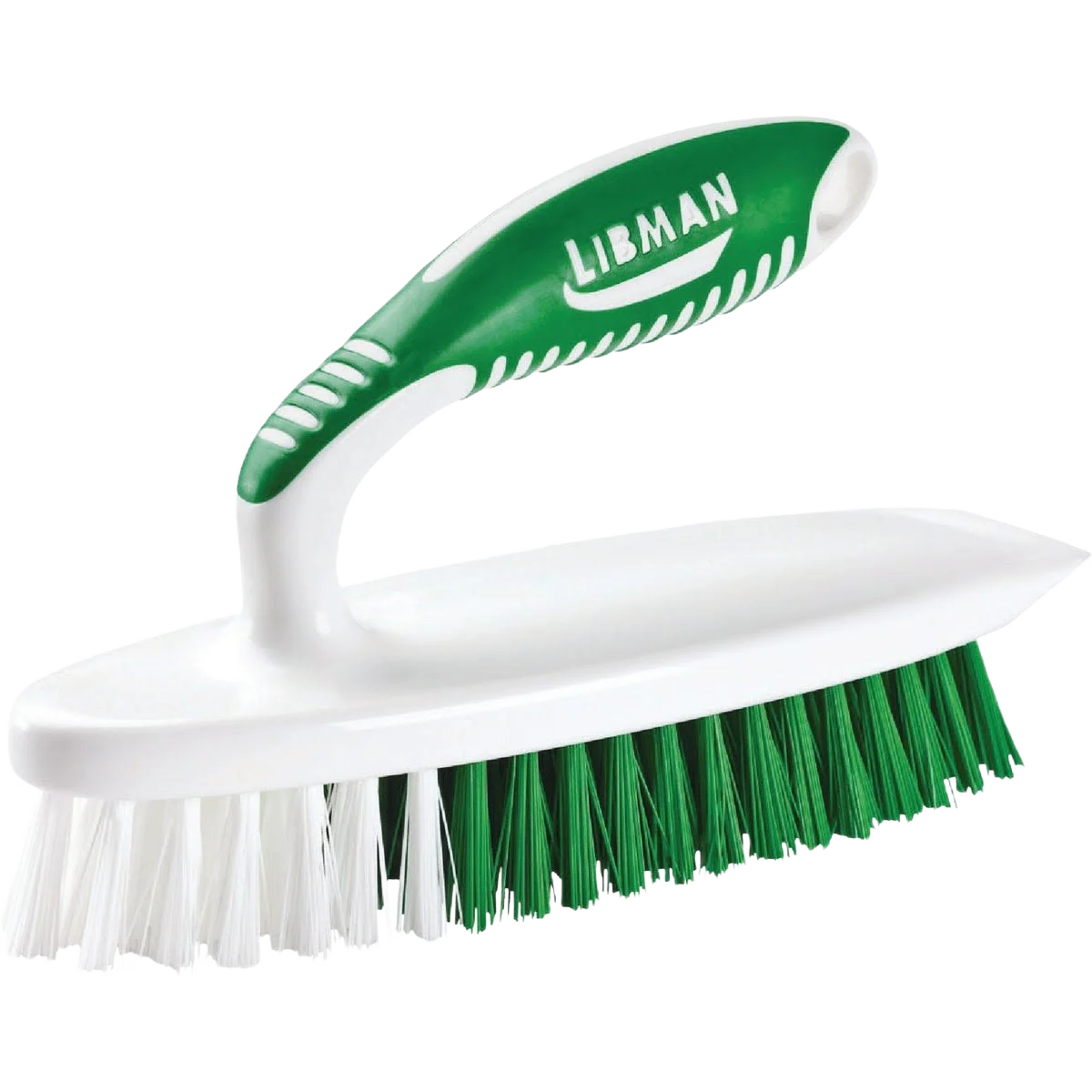 Smooth Libman Easy-Grip Polymer Sanoprene Bristle Rubber Grip Scrub Brush 4.75 in. Comfortable