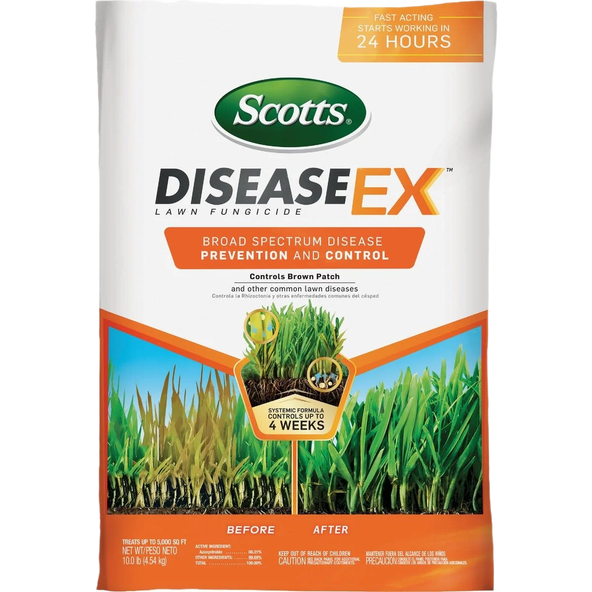Contemporary Scotts DiseaseEX Lawn Fungicide 10 lbs. Practical