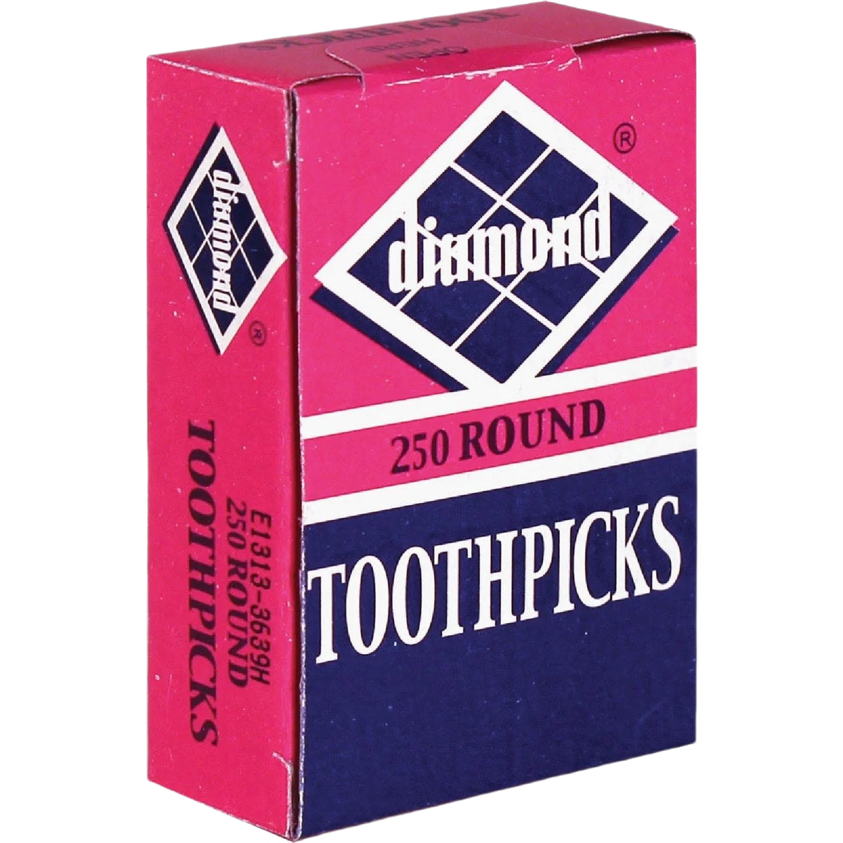 Relaxed Diamond Round Toothpicks Recyclable