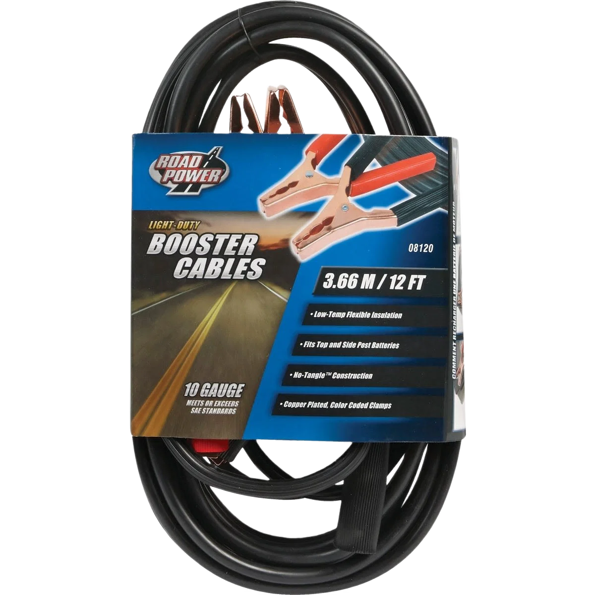 Pure Road Power Light-Duty Booster Cable Carefully Designed