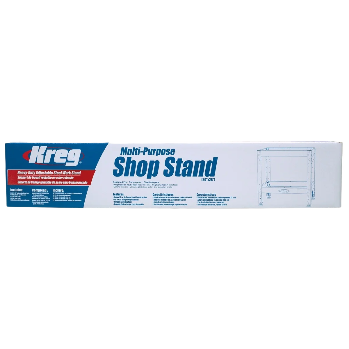 Reliable Kreg Multi-Purpose Shop Stand Clean