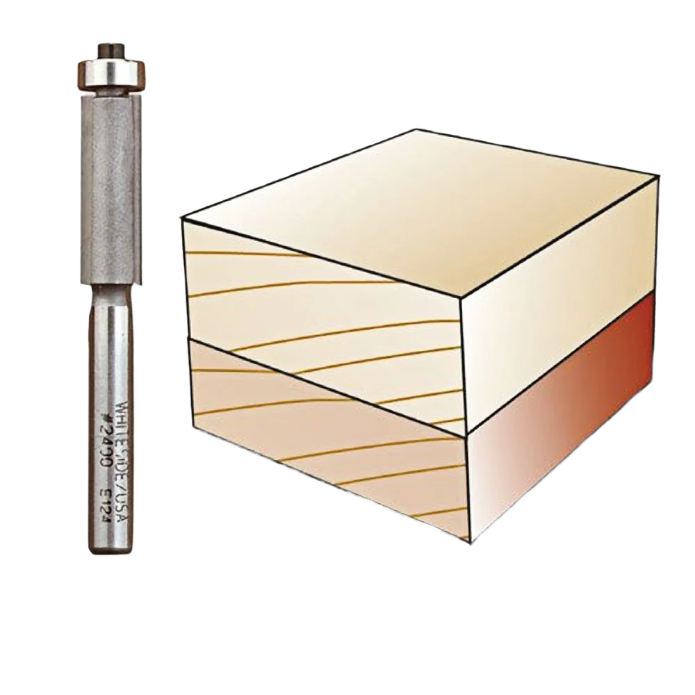 Quality Whiteside Flush Trim Bit 1 4 in. SH x 1 2 in. CD x 1 2 in. CL Next-Generation