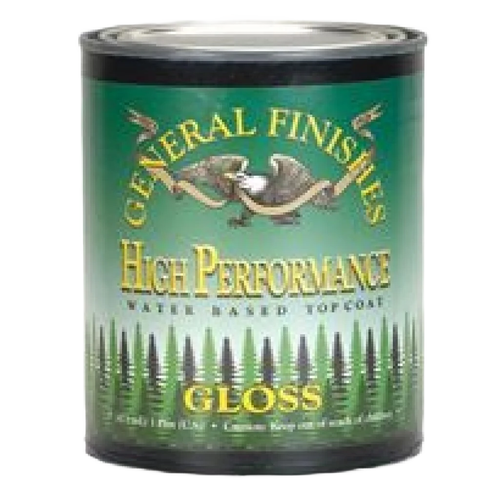 Premium General Finishes Water Based Polyurethane Topcoat Gloss 1 Gallon Environmentally Friendly
