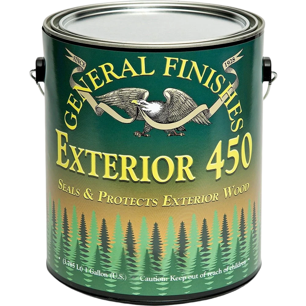 Original Design General Finishes Exterior 450 Clear Varnish Gloss Gallon Detailed