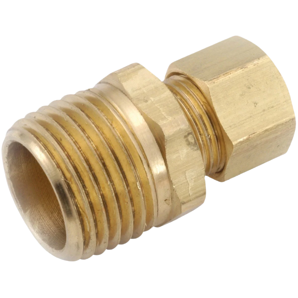 Unique Anderson Metals Male Union Compression Adapter 1 2 In. x 3 8 In. Advanced