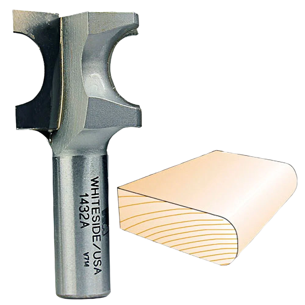 Classic Whiteside Bull Nose Bit 1 2 in. SH x 5 16 in. R x 5 8 in. CD Specialty