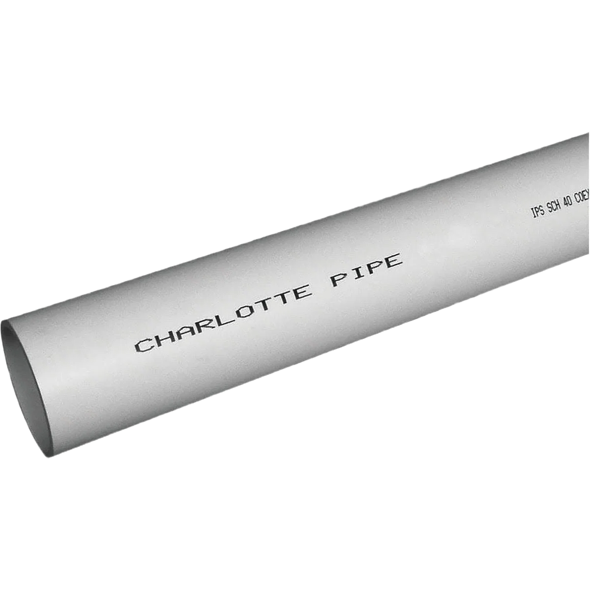 Eco-Friendly Charlotte Pipe Schedule 40 PVC-DWV Cellular Core Pipe 1-1 2 In. x 10 Ft. Clean